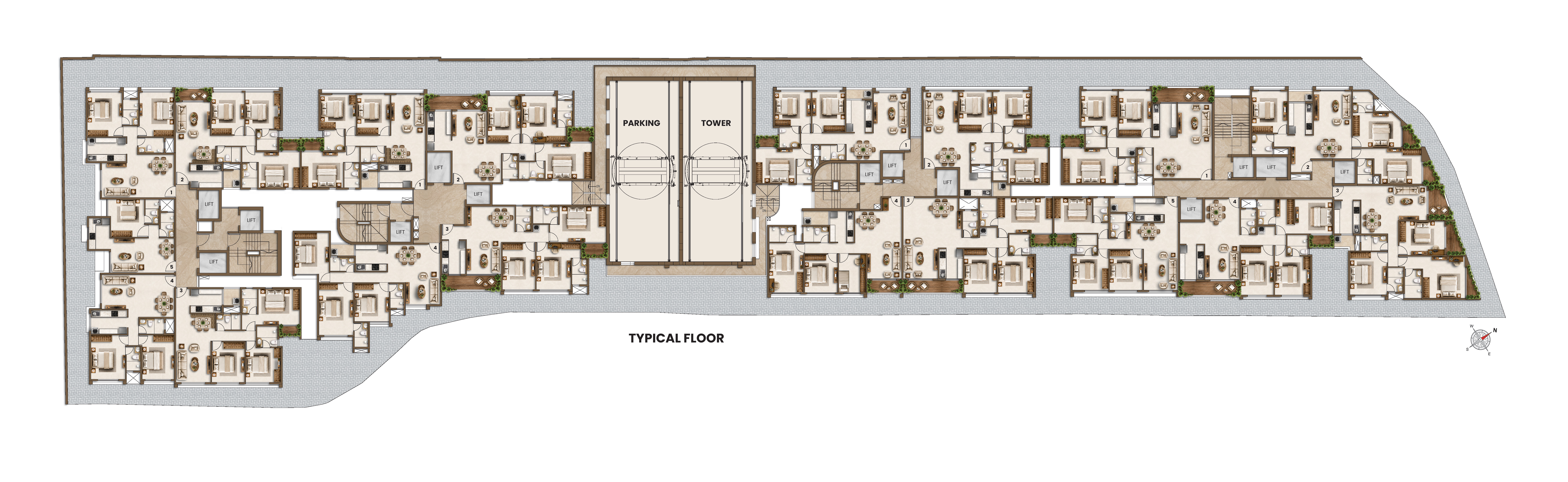 Typical unit plan
